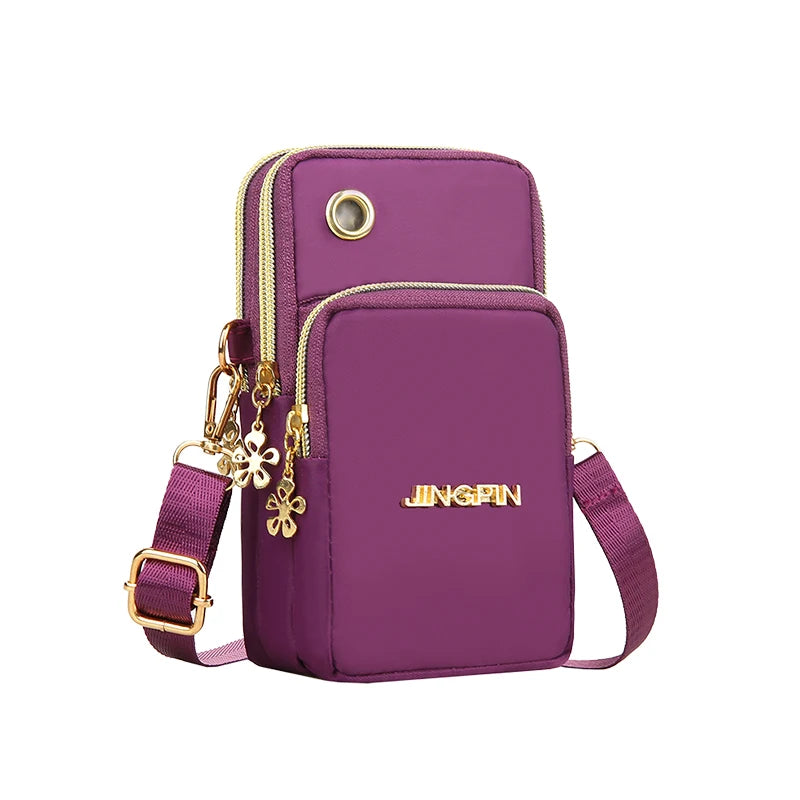 Women's Mini Crossbody Phone Bag – Flap Shoulder & Neck Pouch