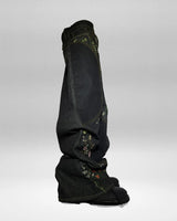 Y2K Floral Embroidery Baggy Jeans