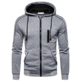 Autumn Men Sweatshirts Long Sleeve Jacket Hoodie Zipper Closure Jacket Male Hoodies Sweatshirt Slim Fit Male Clothing