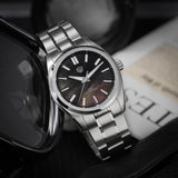Watchdives WD0003C Quartz Watch VH31 Sweep Seconds Movement 38mm Ice Crack Dial Sapphire Luminous 100m Waterproof Men Wristwatch