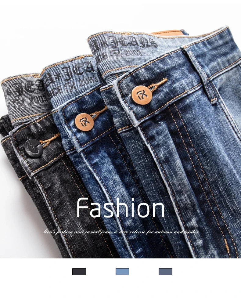 Men’s Classic Straight-Leg Stretch Jeans