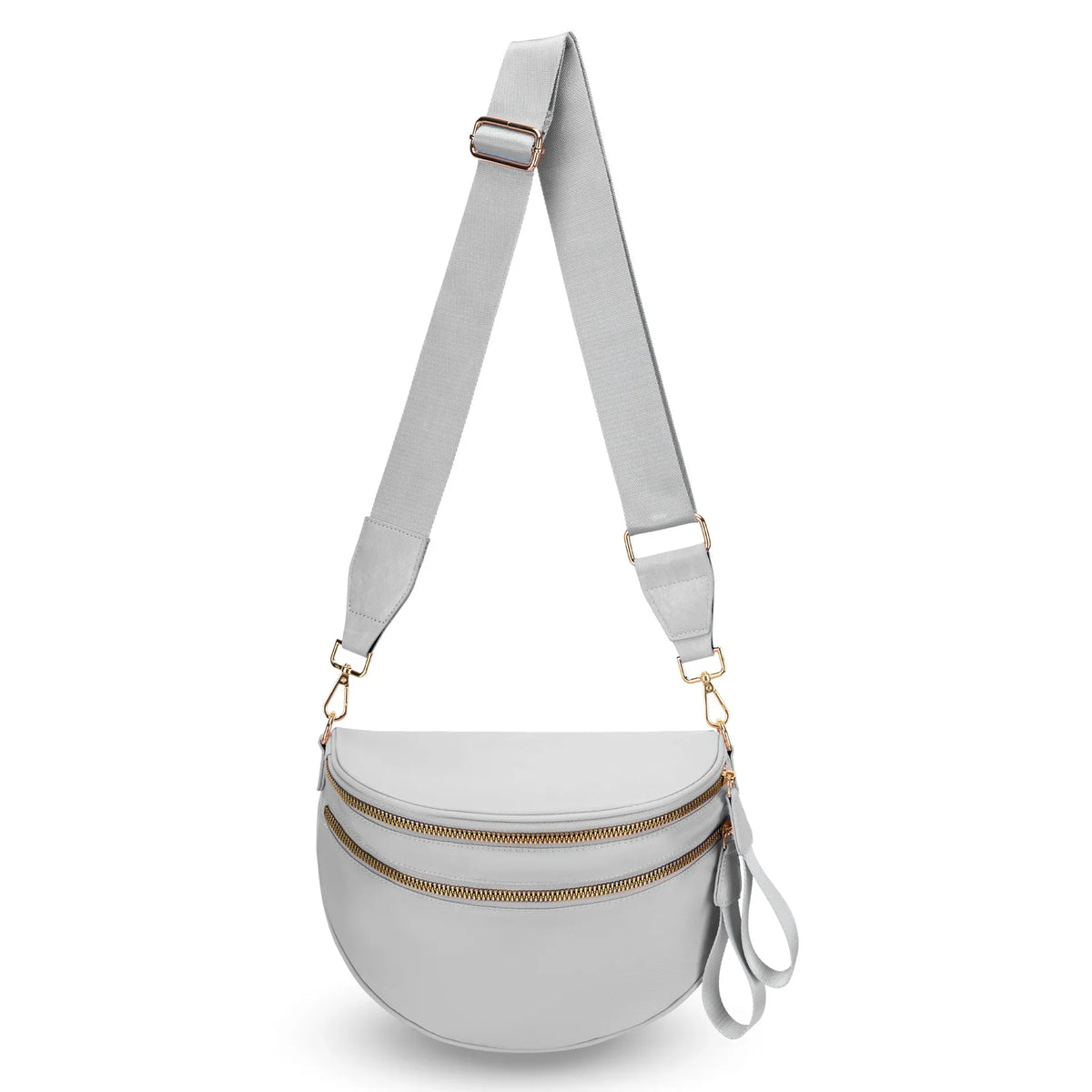 Women Checkered Bum Bag Casual Fanny Pack Large Capacity Crossbody Adjustable Strap Simple Shoulder Mommy Bag Daily Travel Tote