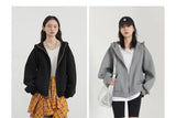 Women’s Relaxed Cotton-Blend Drawstring Hoodie