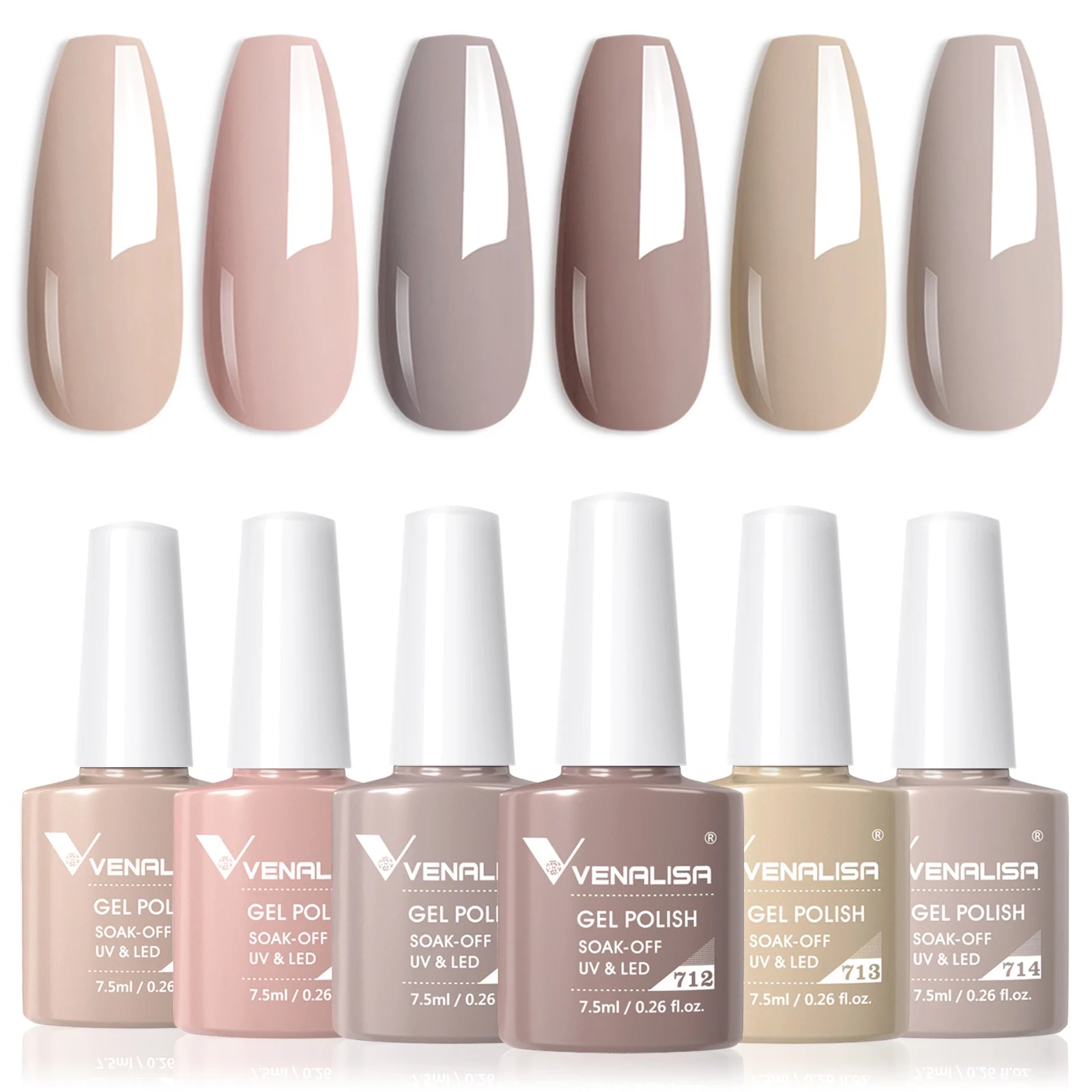 Venalisa HEMA-Free Gel Polish Kit – Autumn Color Collection