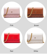 Luxury Letter Print Sequin Crossbody Bag