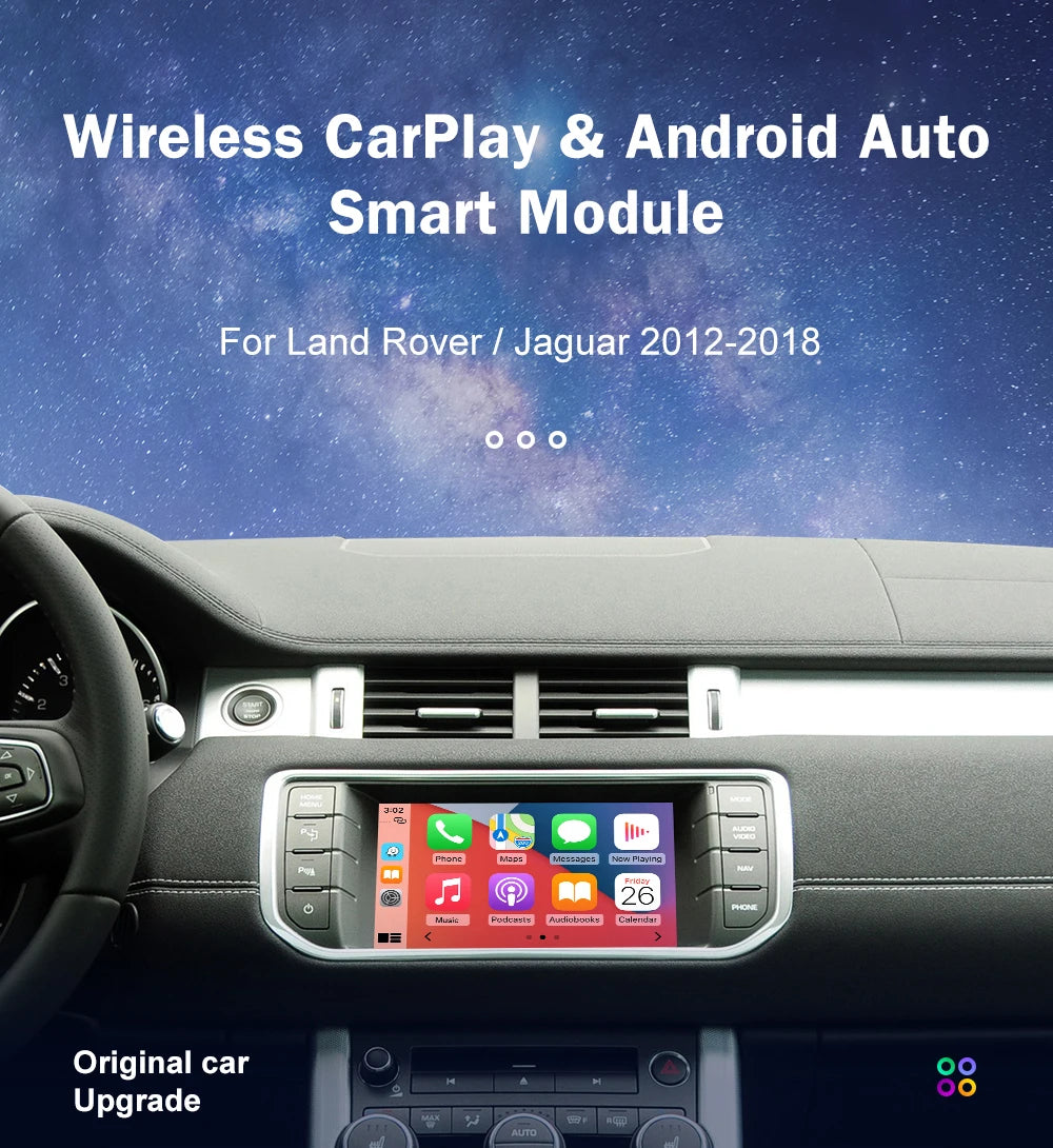 Wireless CarPlay & Android Auto for Land Rover & Jaguar