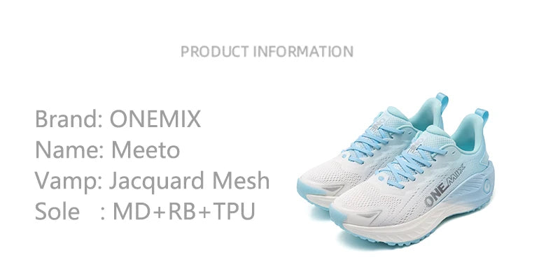ONEMIX New O-Resilio Running Shoes for Men Lifestyle Jogging Shoes Lightweight Wearable Leisure Sneakers Outdoor Sports Shoes