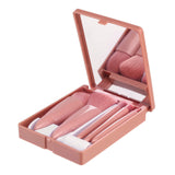 5-Piece Pink Makeup Brush Set | Soft Synthetic Bristles