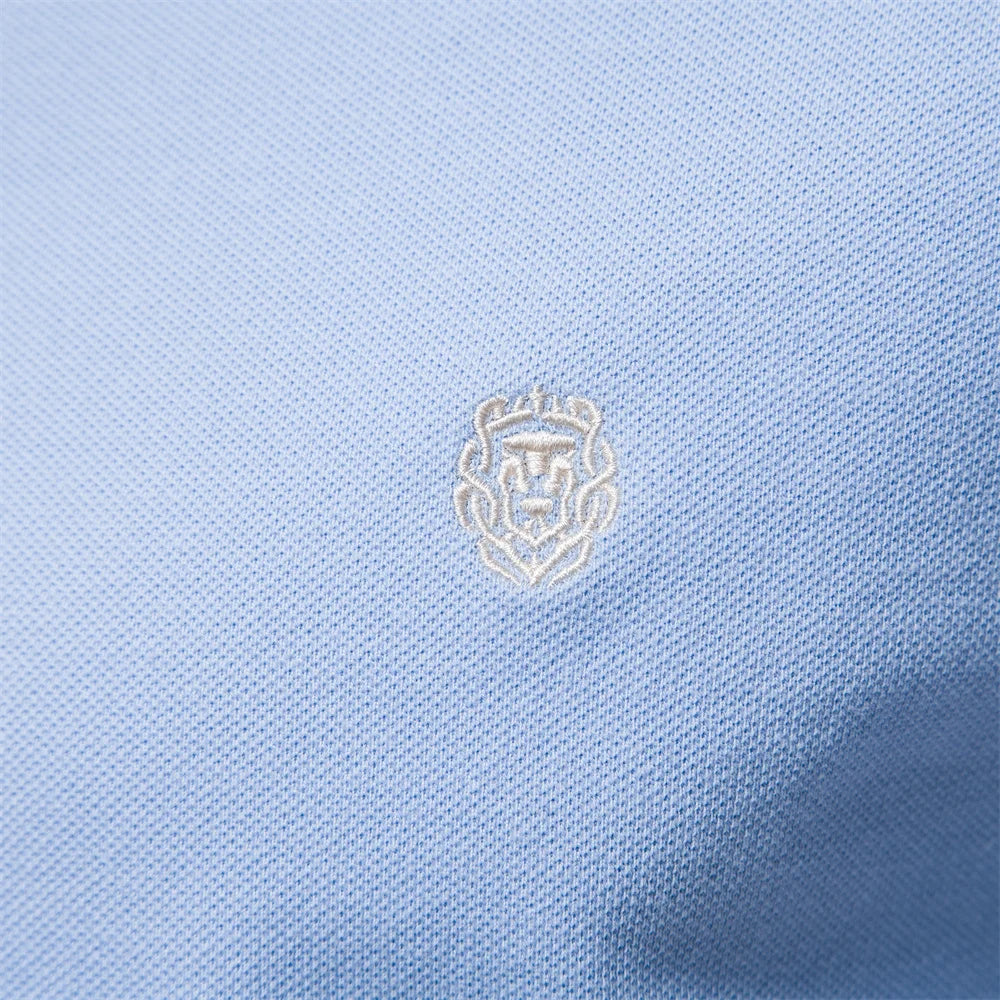 AIOPEON Men's 100% Cotton Polo Shirt – Refined Casual Style
