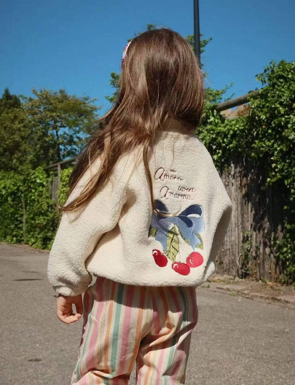 Kids' Sequin Lambswool Winter Jacket