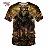 Men's Skull Beer Graphic T-Shirt