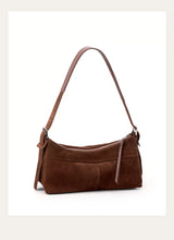 Women's Handbag New Suede Top Grain Leather Crossbody Bag Korean Style Wide Strap Shoulder Handheld Women Light Luxury Versatile