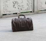 MUNUKI Vintage Crazy Horse Genuine Leather Travel bag  Large Luggage bag men Leather duffle bag Large Weekend Bag Tote Big