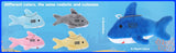 12-48Pcs Shark Plush Keychain Mini Stuffed Animal 3.94" Shark Party Favors Bulk Soft Tiny Shark Keychain Shark Backpack Keychain