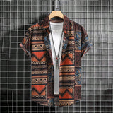 Men’s Summer 3D Graffiti Blossom Shirt