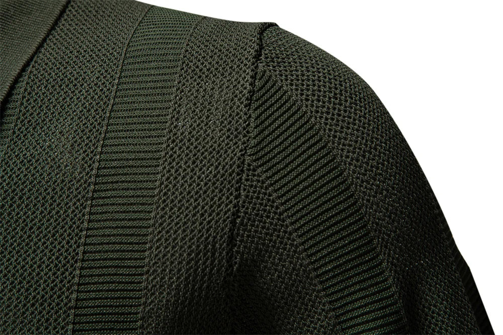 AIOPESON Men's Striped Mesh Polo Shirt | Breathable & Elegant