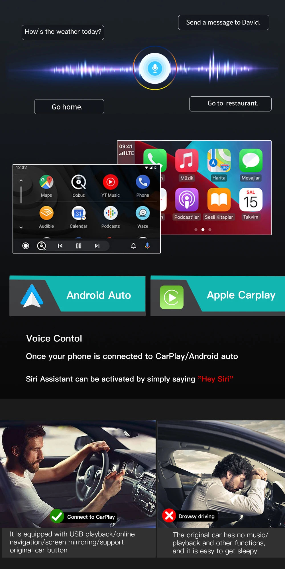 Wireless CarPlay & Android Auto Upgrade for Mercedes-Benz NTG4.5/4.7