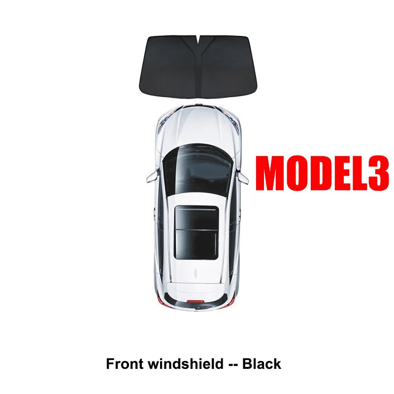 Tesla Model 3 Highland Window Sun Shade & Privacy Blind