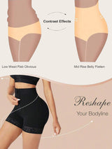 Women’s Lace Trim Sculpting Panties – Breathable Butt-Lifting Control Shapewear