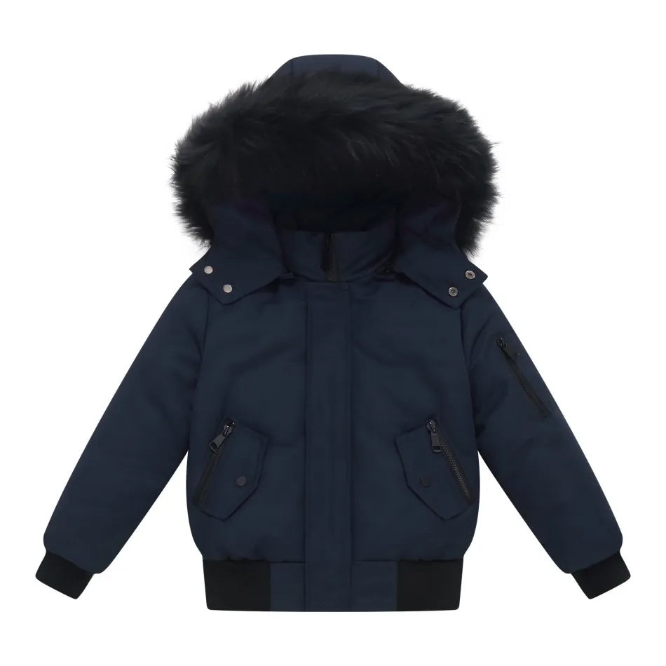 Unisex Matte Winter Parka – Premium Family Matching Coats