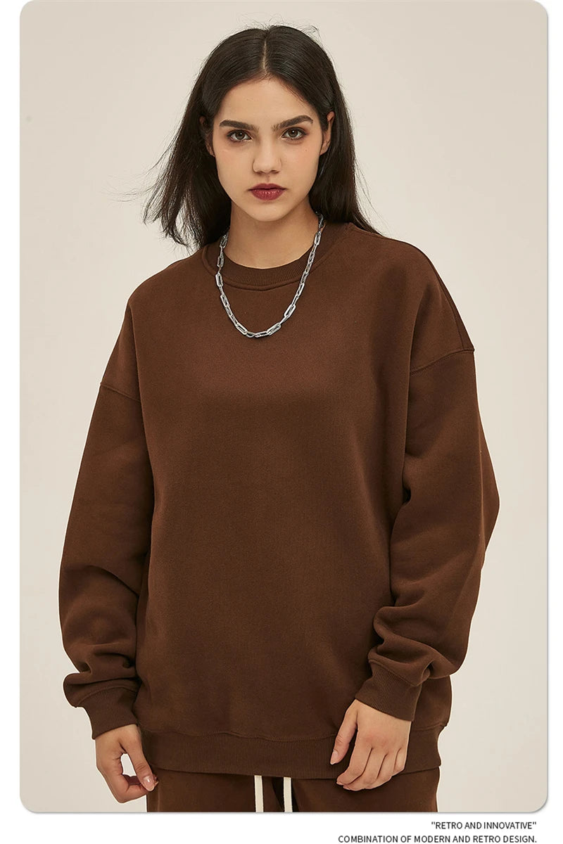 Men's 350gsm Fleece Crewneck Sweatshirt
