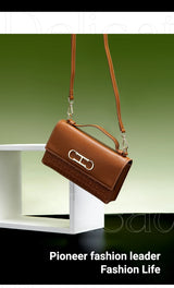 Letter Print Crossbody Satchel