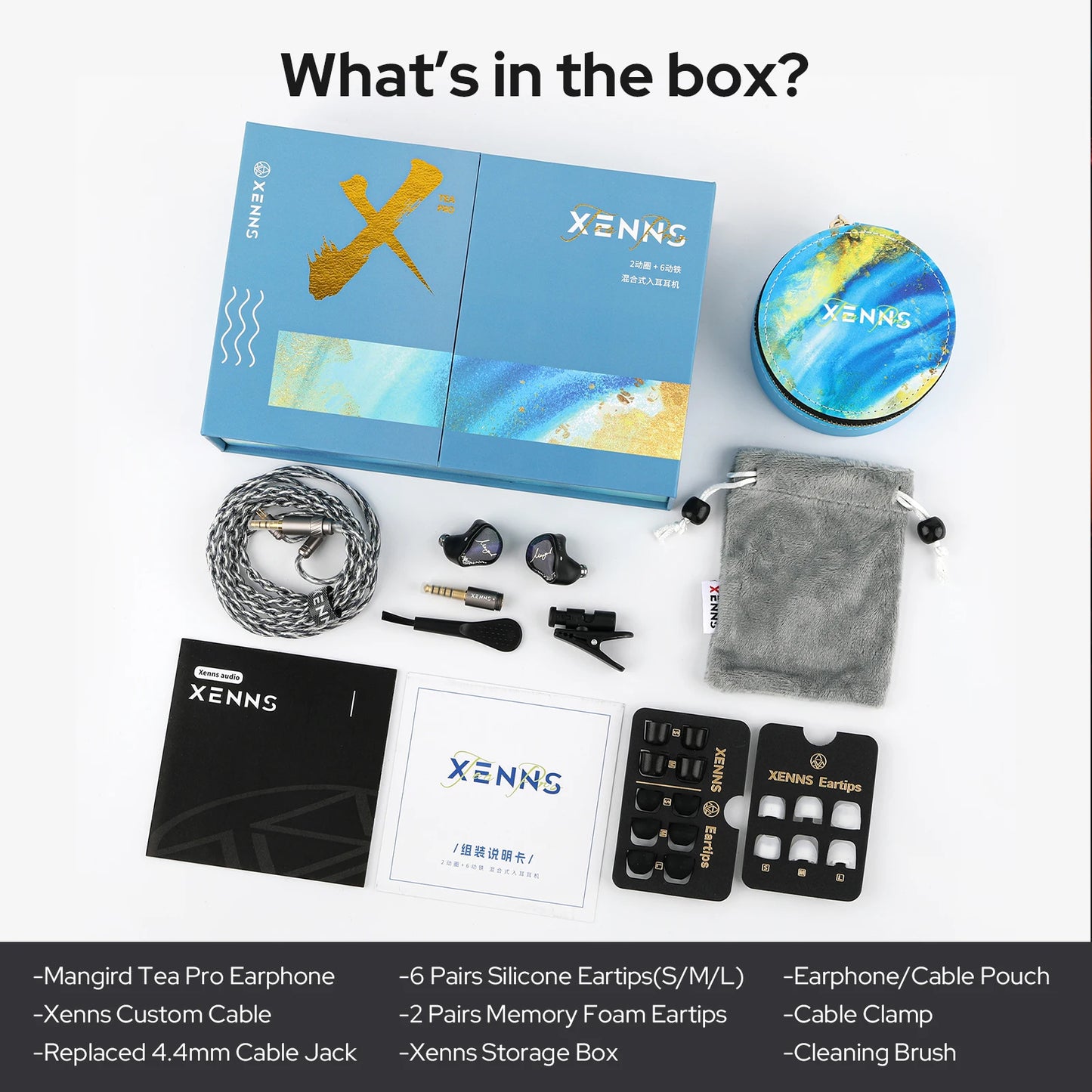 Xenns Mangird Tea Pro 2024 | 2DD+6BA Hybrid IEM