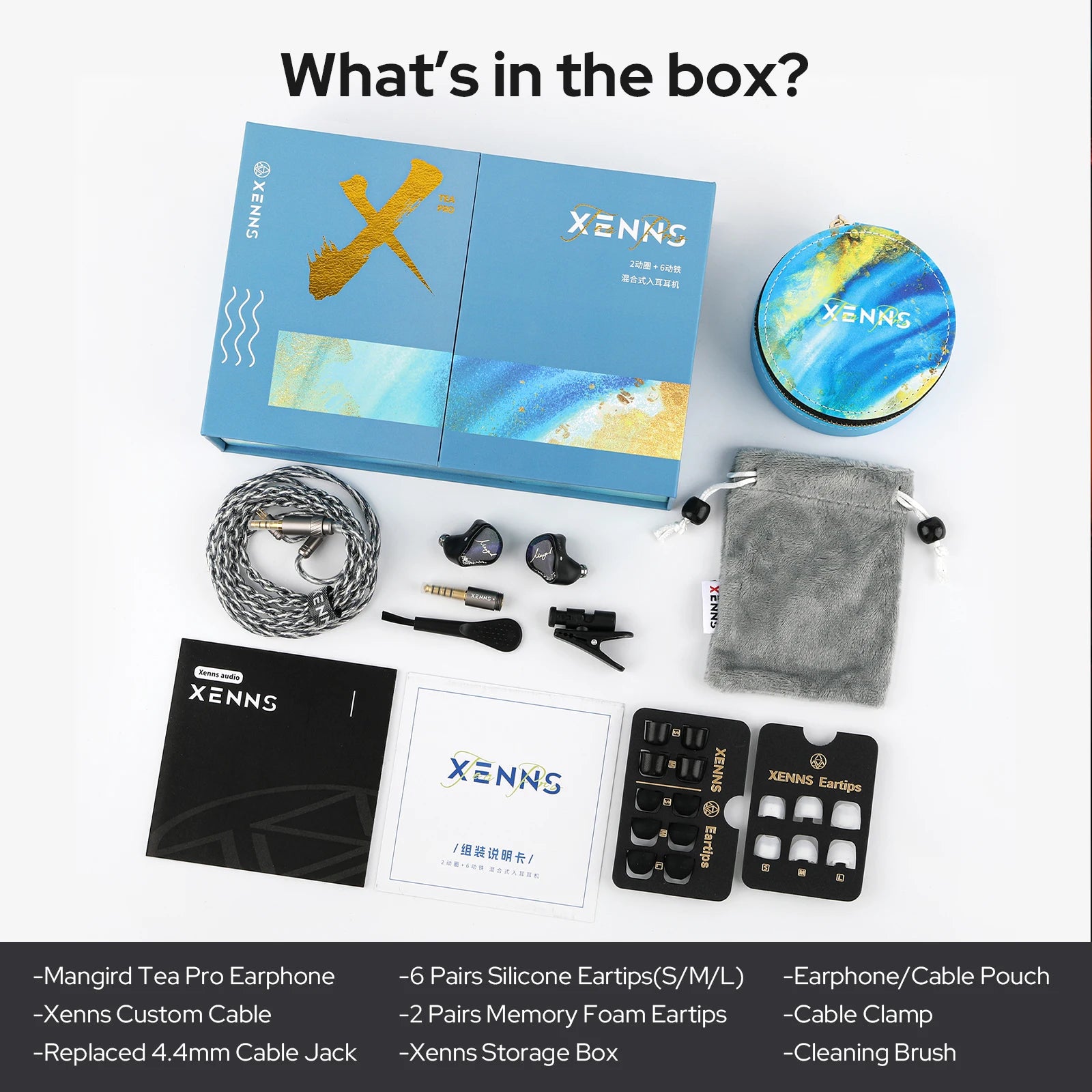 Xenns Mangird Tea Pro 2024 | 2DD+6BA Hybrid IEM