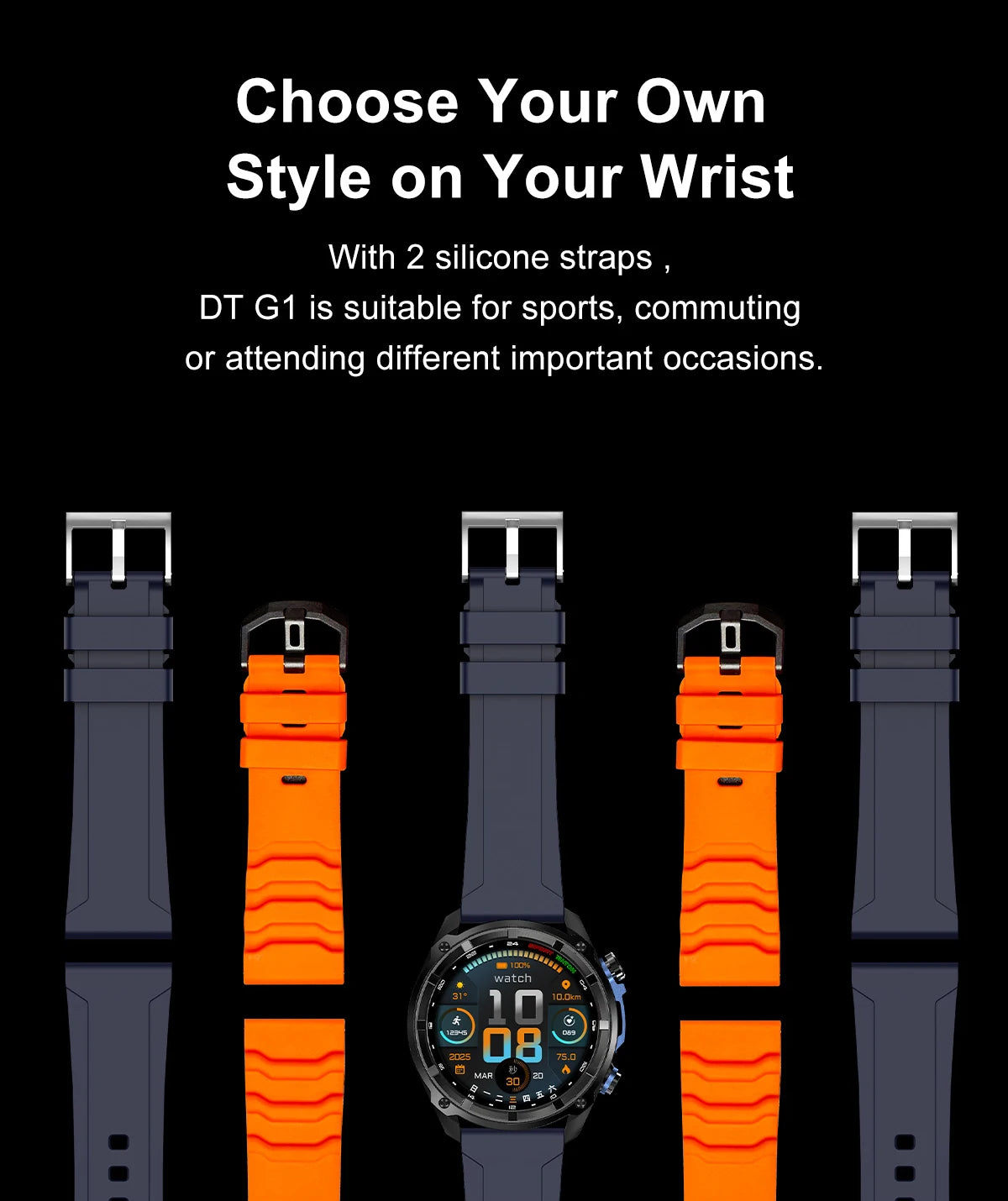GPS Adventure Smartwatch – Sapphire Edition