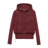 Women’s Autumn Slim-Fit Hooded Cotton Parka