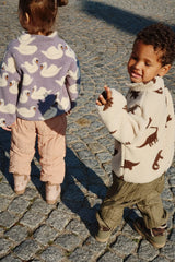 Kids' Sequin Lambswool Winter Jacket