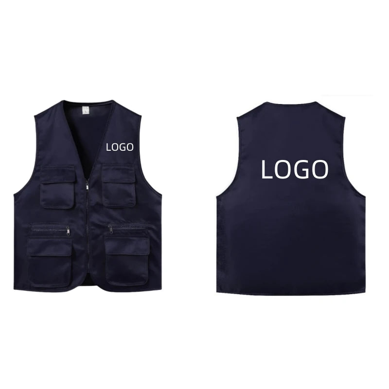 Men's Multi-Pocket Safari Vest – Lightweight All-Season Outerwear