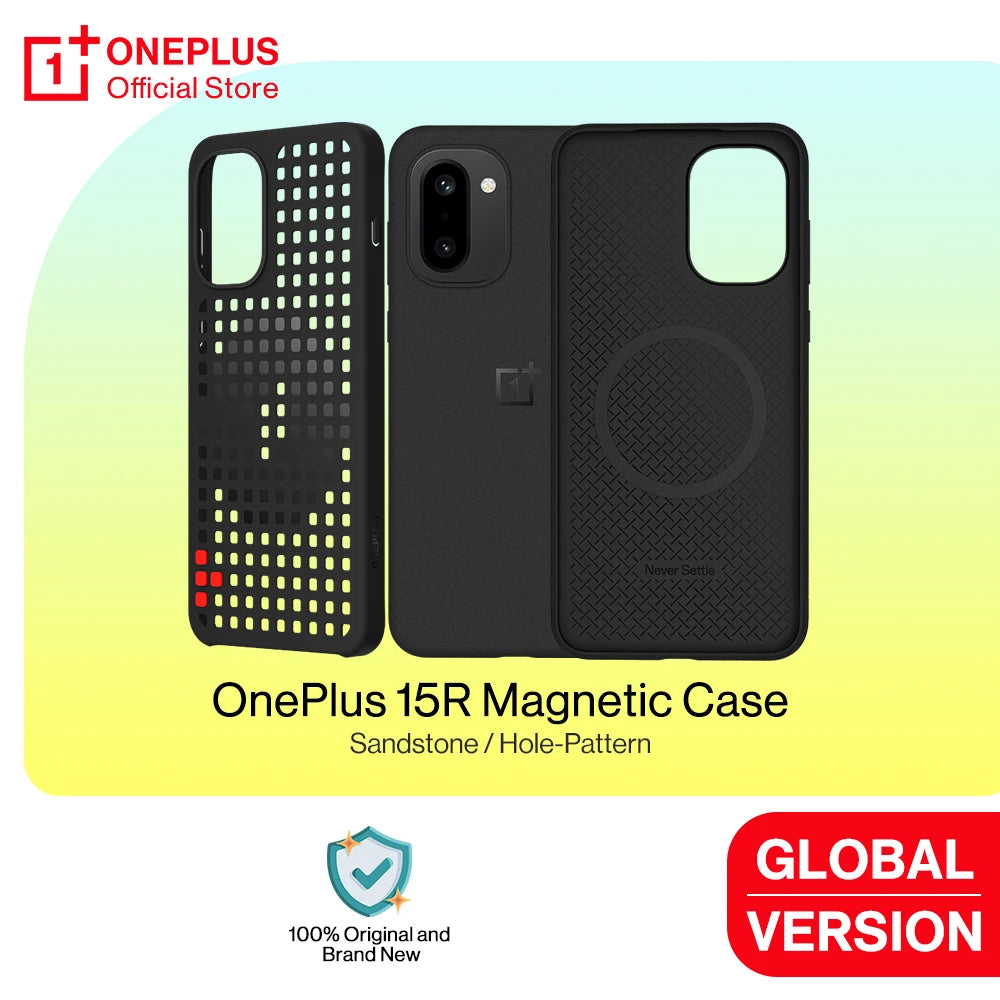 OnePlus 15R Magnetic Case with Built-In Ring