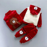 Children’s 3-Piece Padded Cartoon Outfit