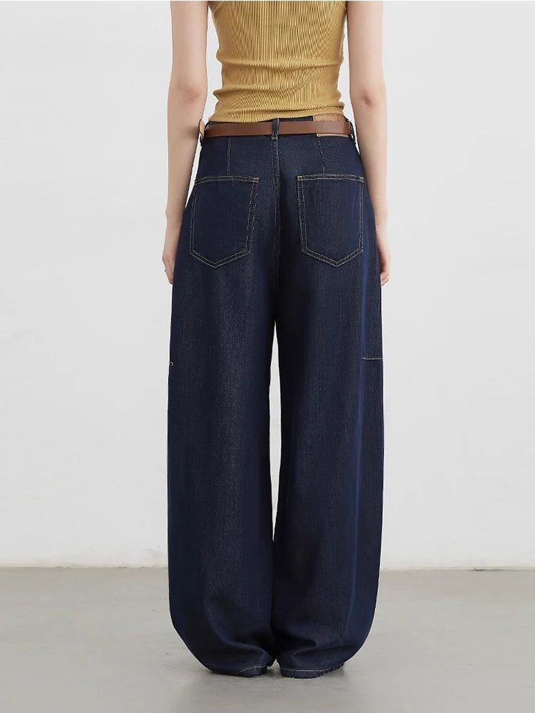 Women's High-Waist Wide Leg Denim Jeans | Relaxed Fit