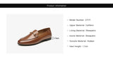 BEAUTODAY Dress Shoes Women Loafers Cow Leather Sheepskin Rubber Formal Business Suit Ladies 2025 Spring Autumn Handmade 27171