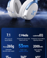 MCHOSE V9 Pro Electronic Sports Headset Three Mode Game USB Wireless 7.1 Channel Surround Sound Portable Headset with Microphone