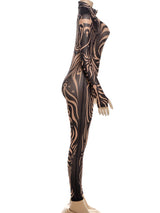 Urban Print Turtleneck Bodysuit