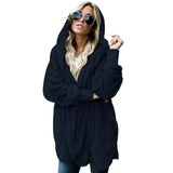 Reversible Fleece Longline Cardigan