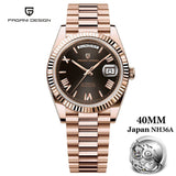 PAGANI DESIGN DD40 Men's Watches 2025 Top Luxury Automatic NH36A Mechanical Wristwatches AR Sapphire Mirror Watch For Men Clock