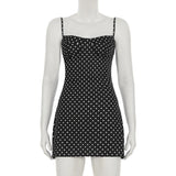 Y2K Polka Dot Mini Dress