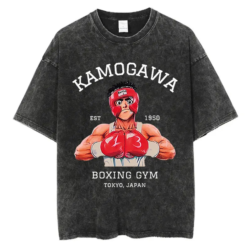 Kamogawa Boxing Gym Y2K Oversized Tee