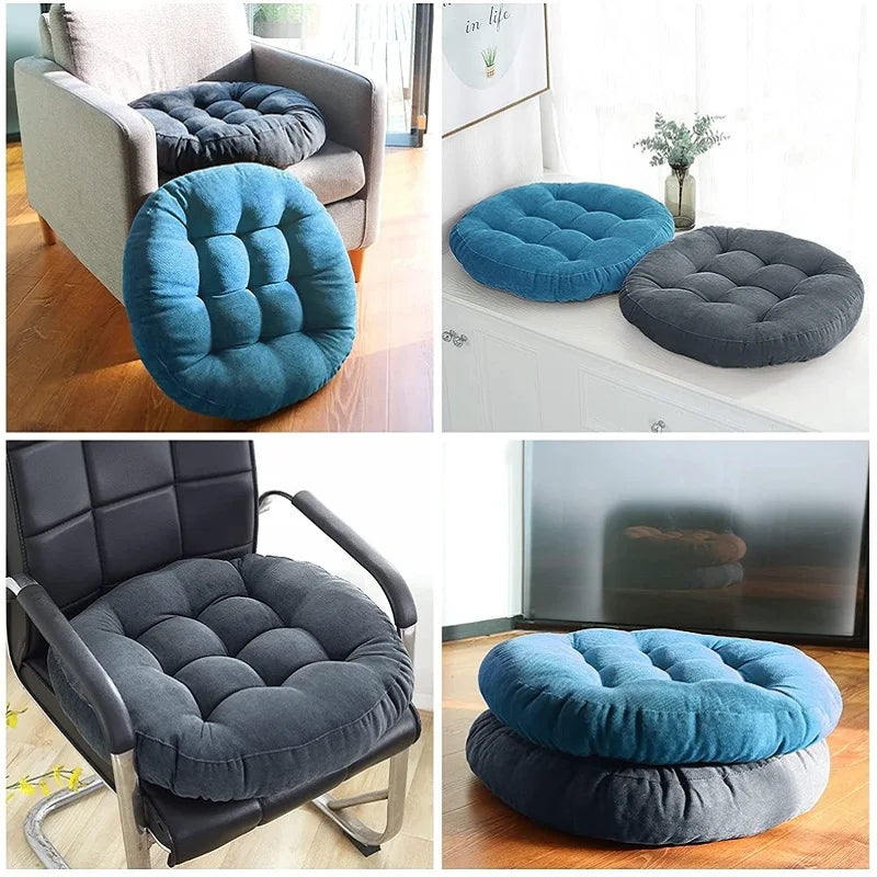 Round Floor Cushion Seating for Adults,Tufted Thick Meditation Cushion for Floor Seating Yoga Living Room Office