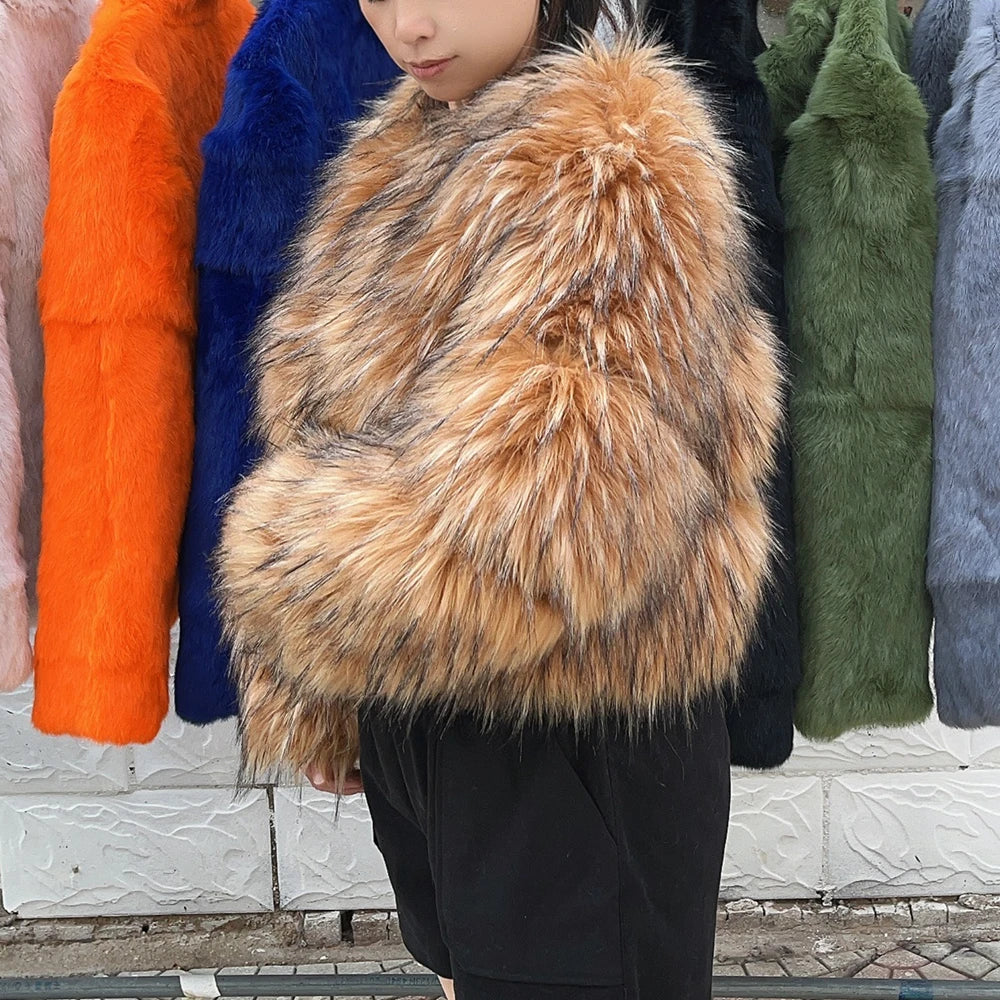 Premium Faux Fur Winter Coat