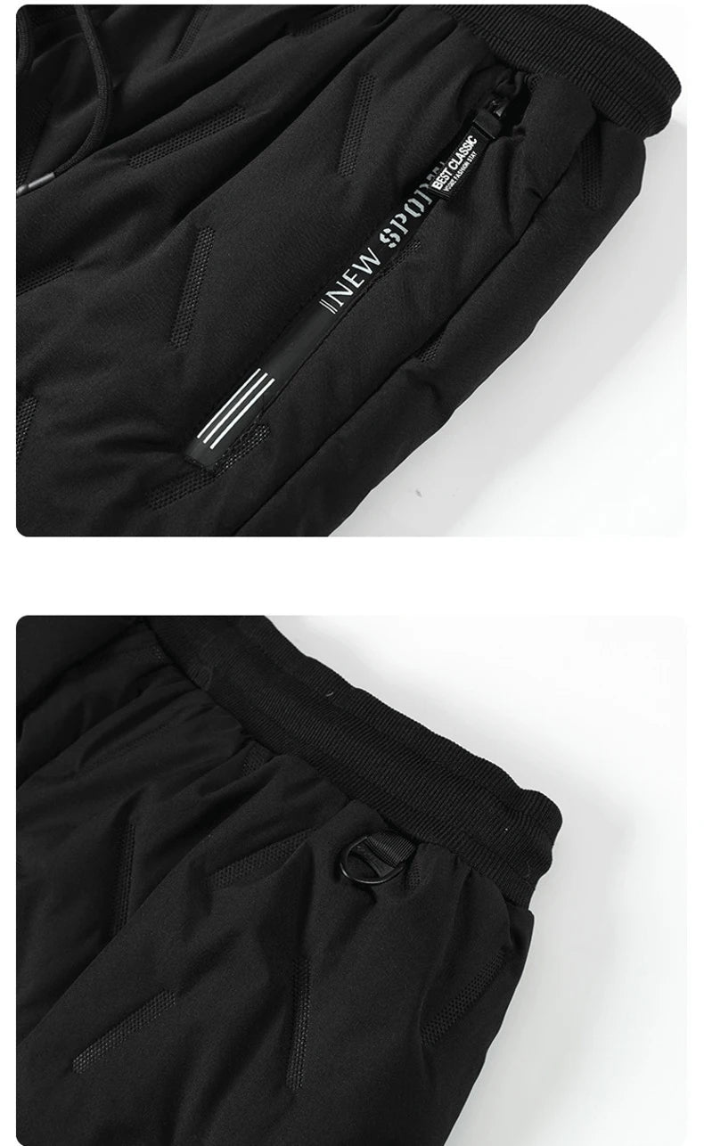 Men's Fleece-Lined Winter Joggers