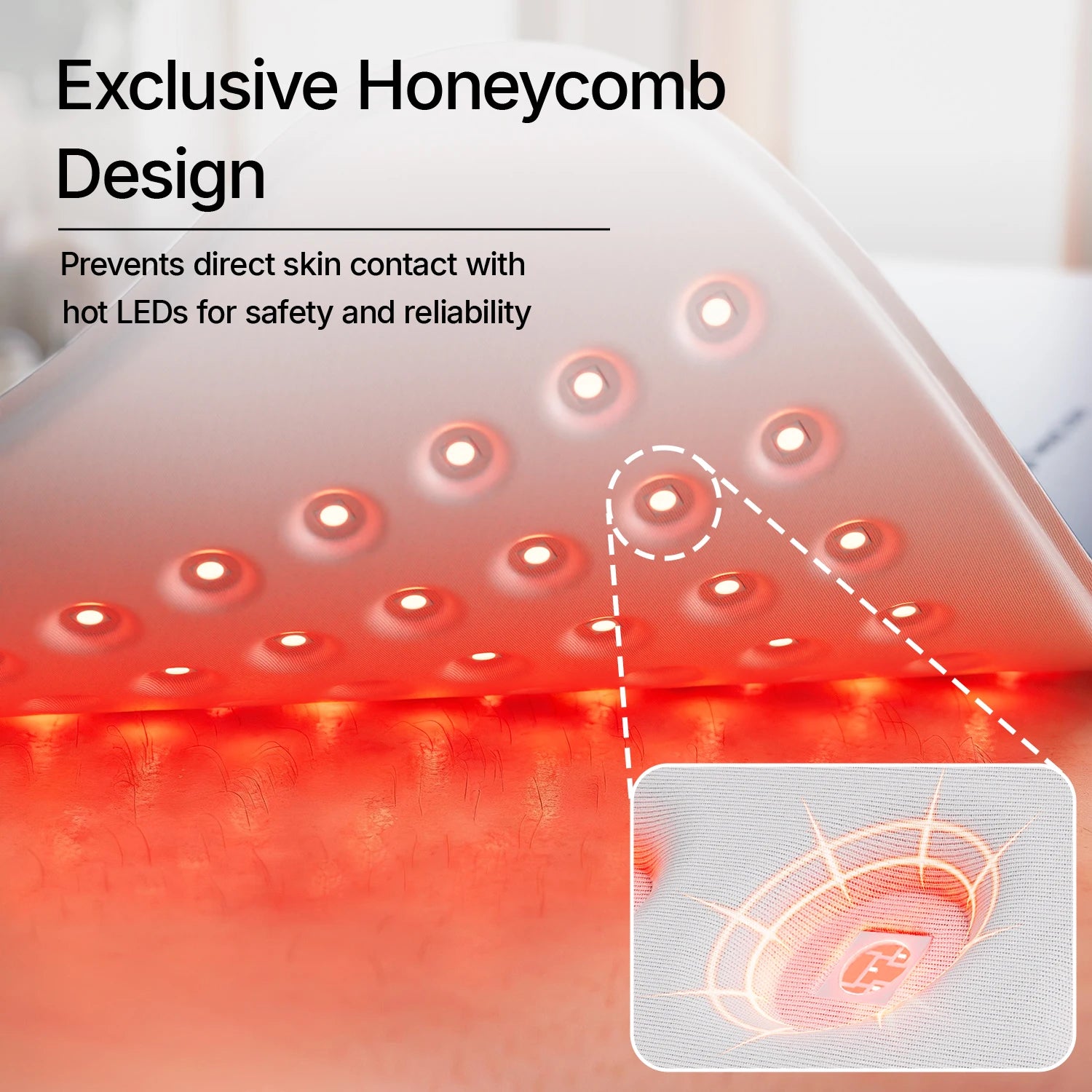 Upgraded Hello Face L7 Large Red Light Therapy Mat 792pcs LEDs 660 & 850nm Infrared Light Therapy Pad For Full Body Pain Relief