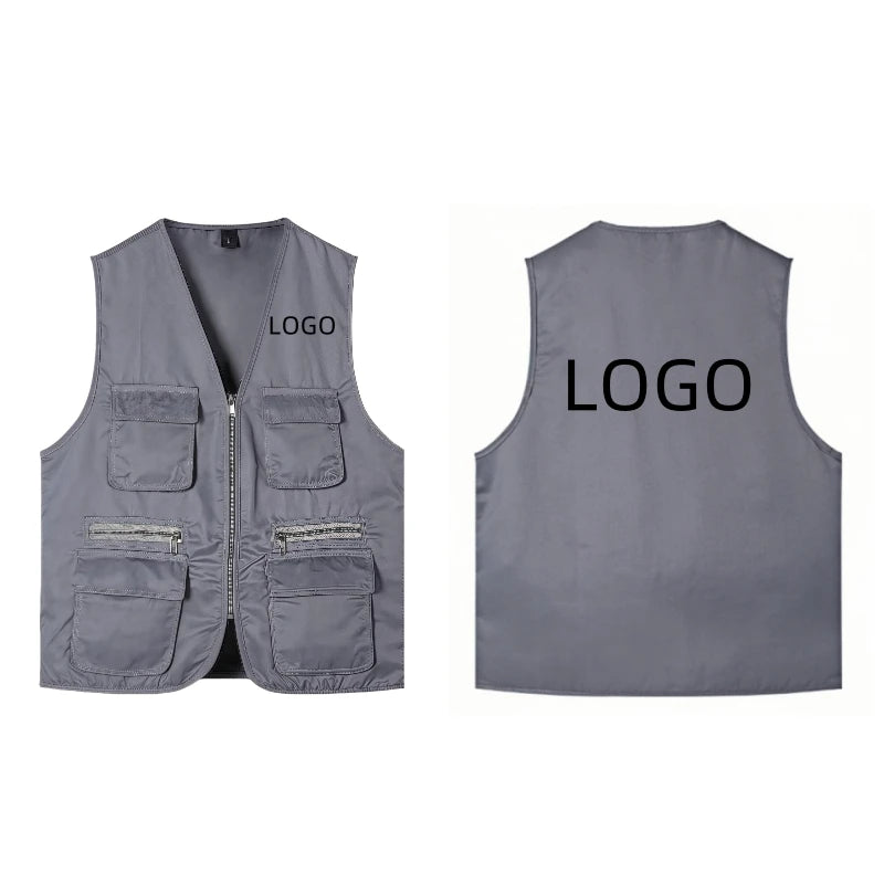 Men's Multi-Pocket Safari Vest – Lightweight All-Season Outerwear