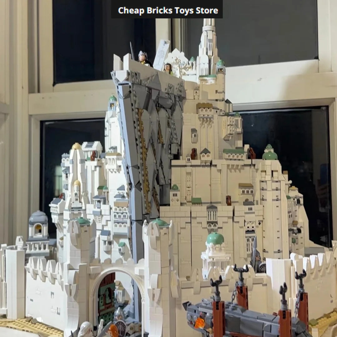 Educational 2026 Assembly 8278pcs DIY Bricks Building Blocks Suitable The City Capital Minas Tirith Model Gifts for Adults Toys
