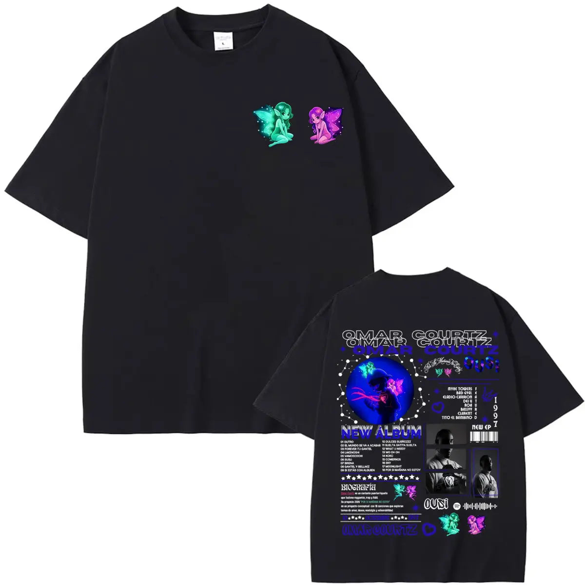 Omar Courtz 2026 Tour Cotton Graphic T-Shirt