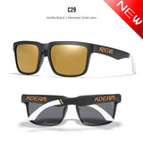 KDEAM Men's Polarized Sunglasses Square Casual Outdoors Sun Glasses Women Unisex Sunglass For Couple With New Package